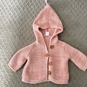 Nordstrom Organic Cotton Hooded Cardigan